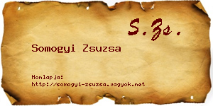 Somogyi Zsuzsa névjegykártya